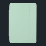 Funda elegante para iPad de Personalizado verde de<br><div class="desc">Elevar su iPad con esta elegante cubierta inteligente verde de menta, diseñada para aquellos que aprecian el estilo y la funcionalidad. El suave tono pastel aporta un toque moderno y refrescante que complementa cualquier entorno, desde reuniones profesionales hasta un uso diario informal. Esta cubierta liviana pero duradera protege su pantalla...</div>