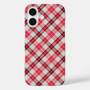 Funda elegante roja cereza para iPhone 16