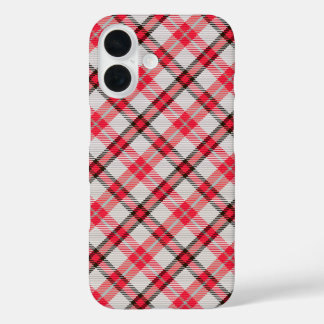 Funda elegante roja cereza para iPhone 16
