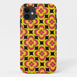 Funda floral amarillo rosa