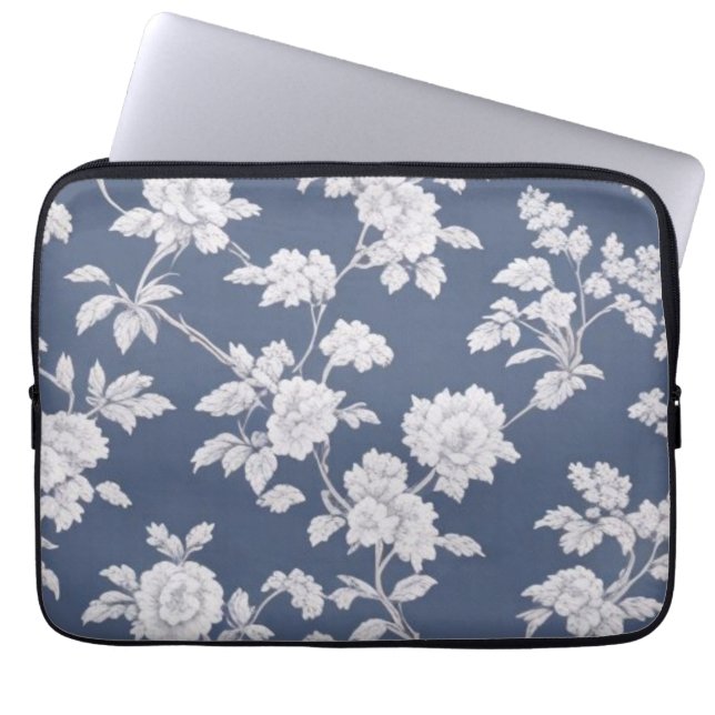 Funda floral azul (Frente)