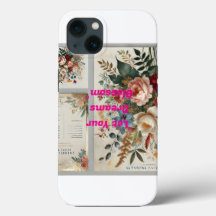 Funda Floral Botánico Apple iPhone 13 - Elegante W