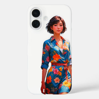 Funda Floral Elegance iPhone 16