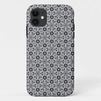 Funda Geo Hexagon Black + Silver Pattern iPhone 5