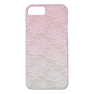 Funda Girly PInk Lacey Pattern iPhone 7