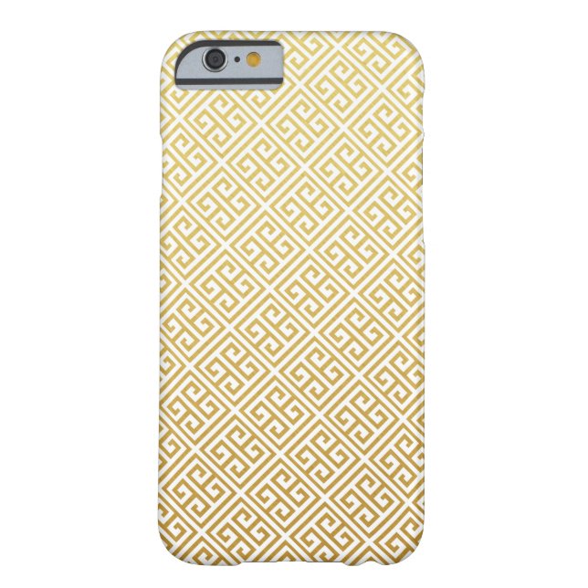 Funda Gold Greek Key Pattern iPhone 6 (Reverso)