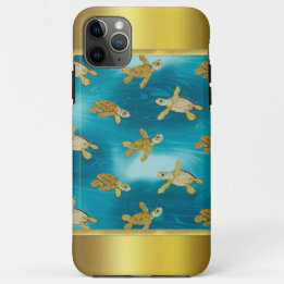 Funda Gold Turtles iPhone 11 Pro