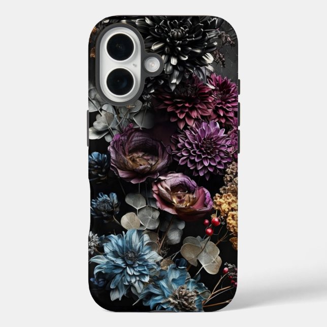 Funda Gothic Floral iPhone 16 (Reverso )