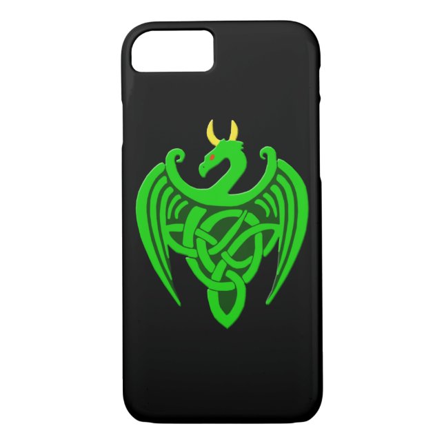 Funda Green Celtic Dragon para iPhone 7/8 (Reverso)