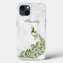 Funda Green Peacock Personalizado para iPhone X