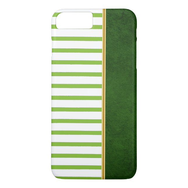 Funda Green Striped para iPhone 7 (Reverso)
