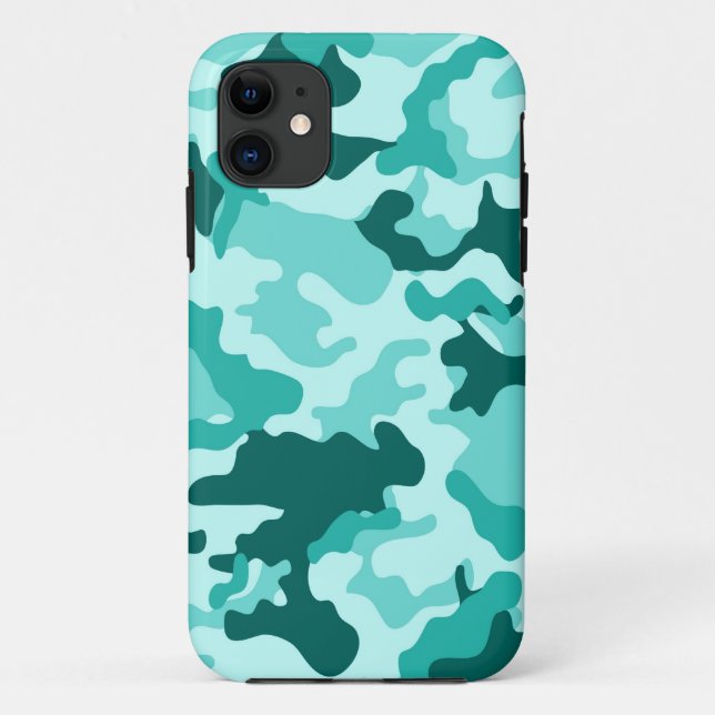 Funda Green Turquoise Camo iPad 5 (Reverso)