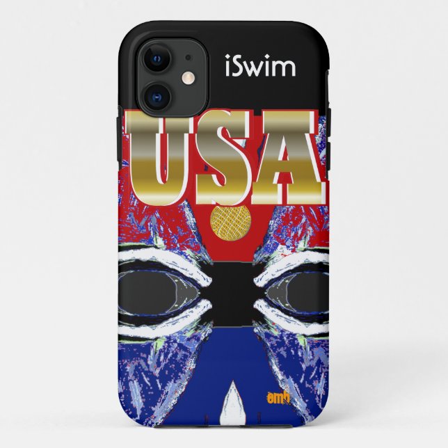 Funda Guay 2012 USA Sport iSwim Gold Medal iPhone  (Reverso)