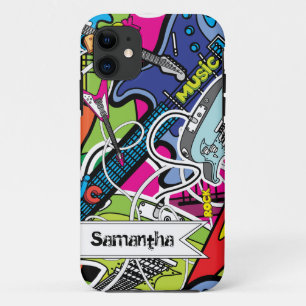 Funda Guitar Rock iPhone 5 Mate Barely There™