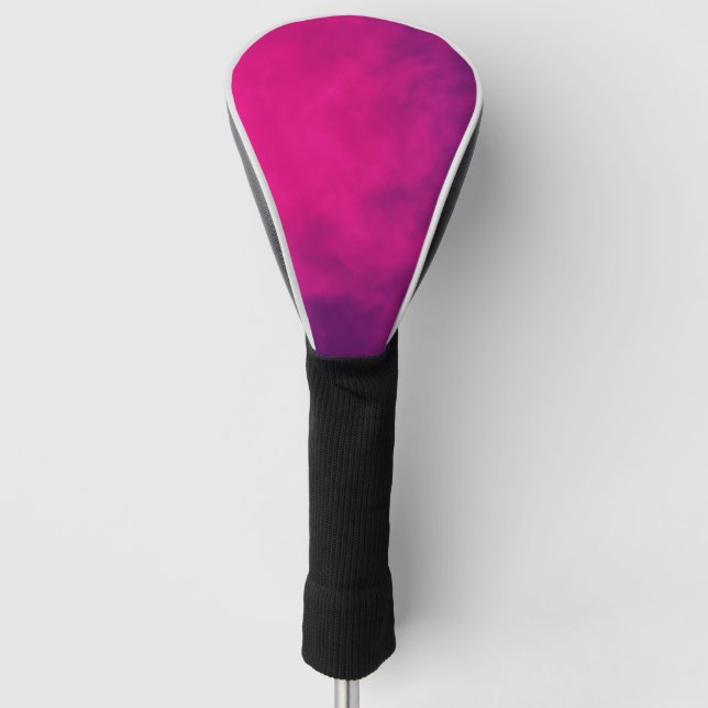 Funda híbrida de golf Neon Pink Smoke - Personaliz (Anverso)