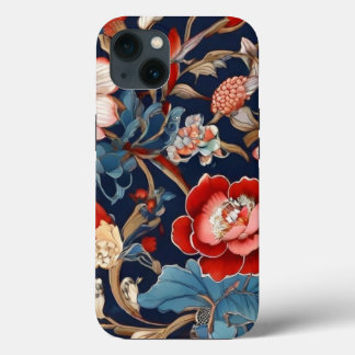 Funda Intrincado Beautiful Flower Design iPhone 13