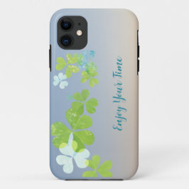 Funda iPhon floral verde moderno