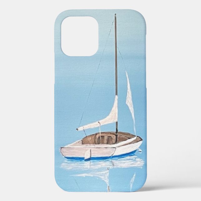 Funda IPhone 12 con escena Nantucket (Reverso )