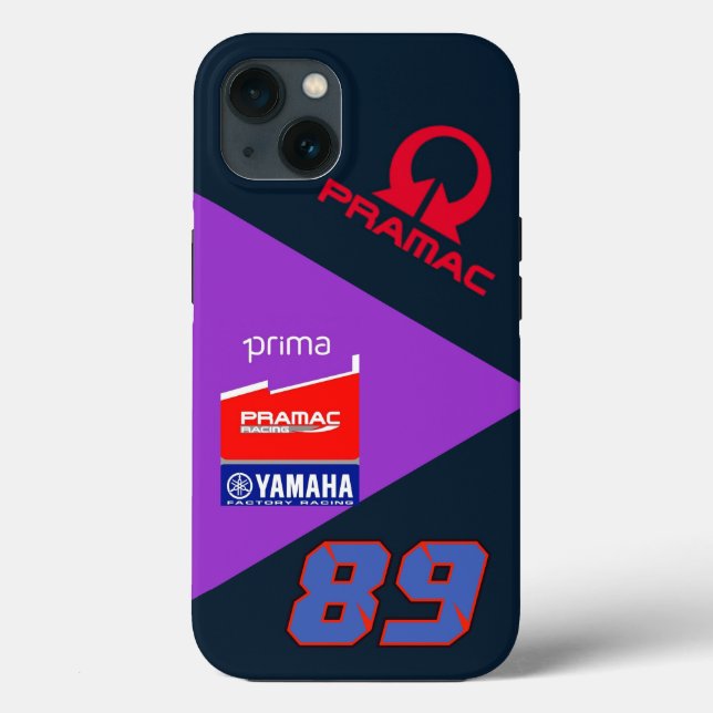 Funda IPHONE 13 pramac racing team 2025 Jorge Mart (Reverso )