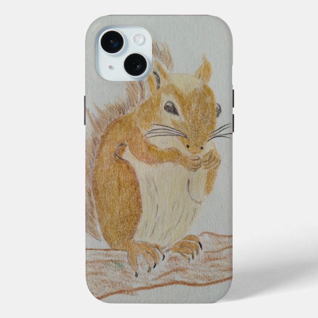 Funda IPhone 15 Plus de ardilla (Reverso )