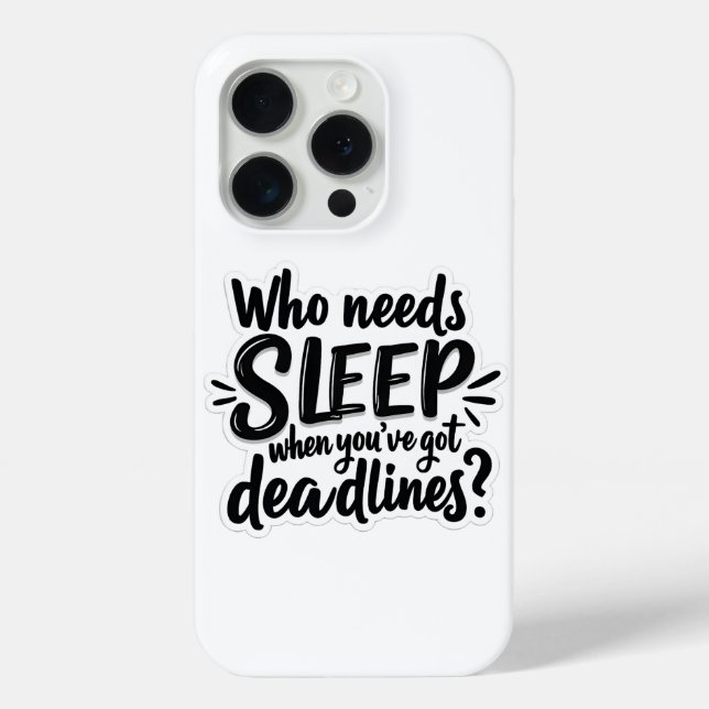 FUNDA IPhone 15 que necesita dormir (Reverso )