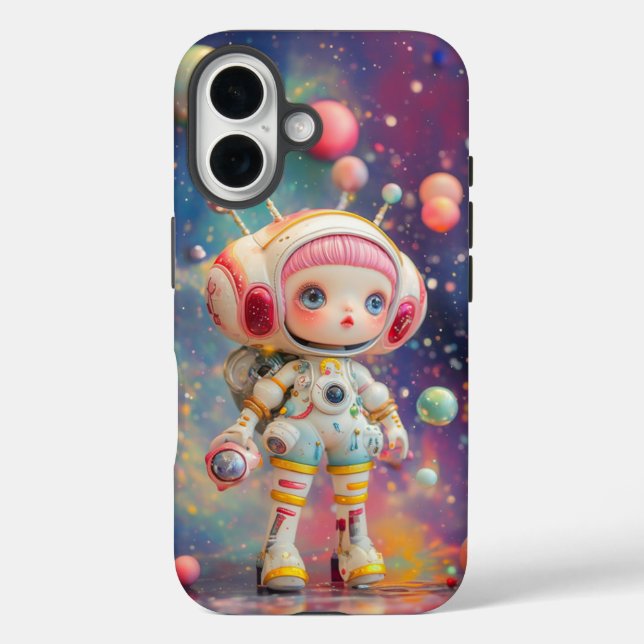 FUNDA iPhone 16 宇宙ちゃん (Reverso )