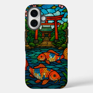 FUNDA iPhone 16 鯉の池