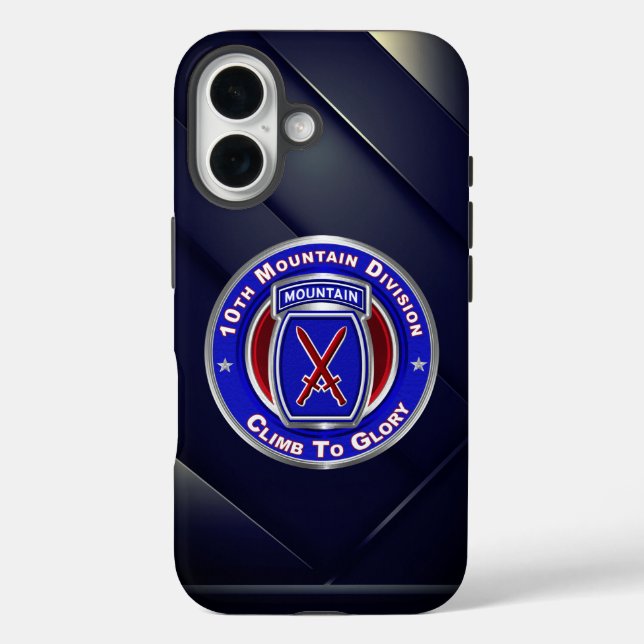 Funda iPhone 16 10ª División de Montaña  (Reverso )
