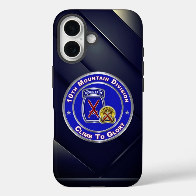 Funda iPhone 16 10ª División de Montaña  (Reverso )