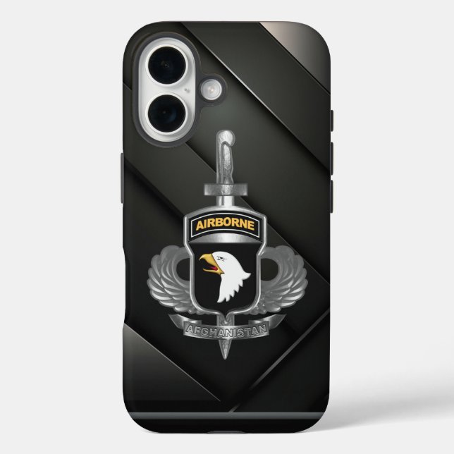 Funda iPhone 16 101ª División Aérea Afganistán Veterano (Reverso )