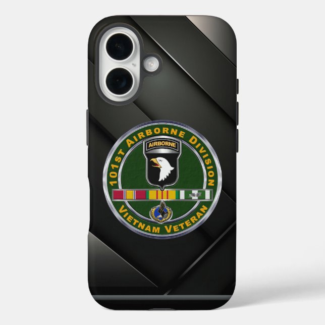 Funda iPhone 16 101ª División Aérea Vietnam Veterano (Reverso )
