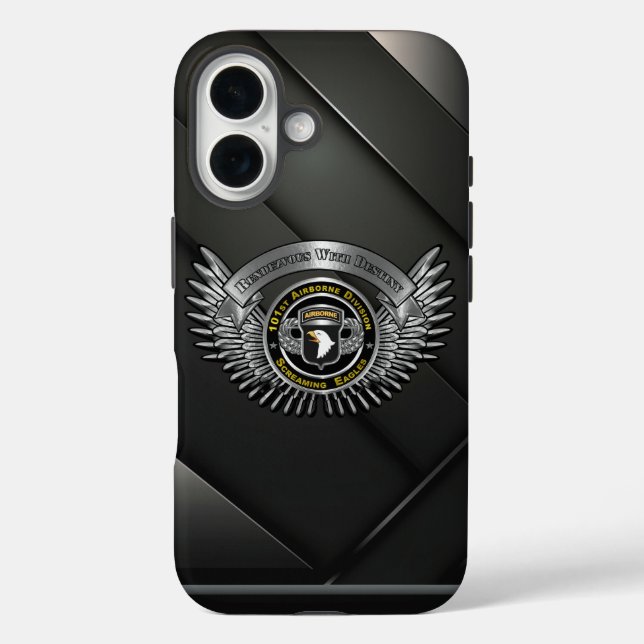 Funda iPhone 16 101 División Aerotransportada  (Reverso )