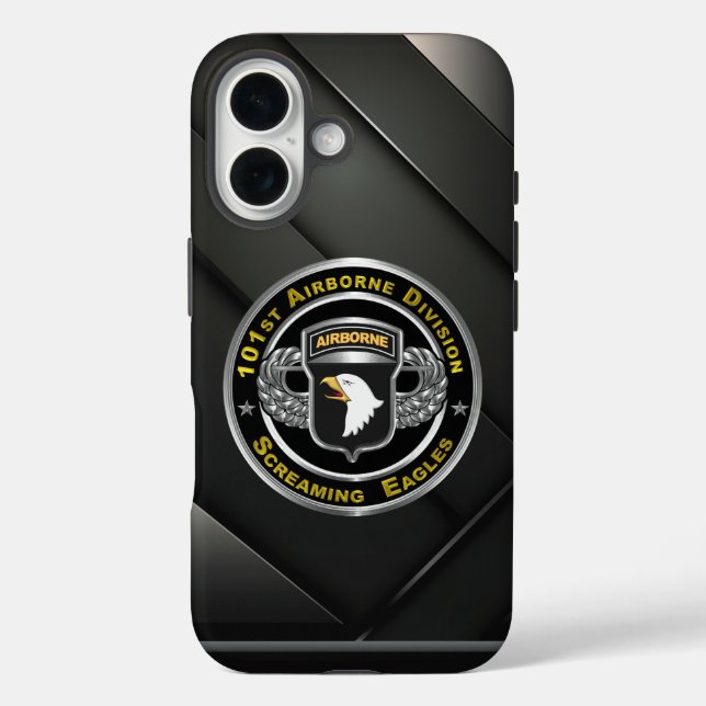 Funda iPhone 16 101 División Aerotransportada  (Reverso )