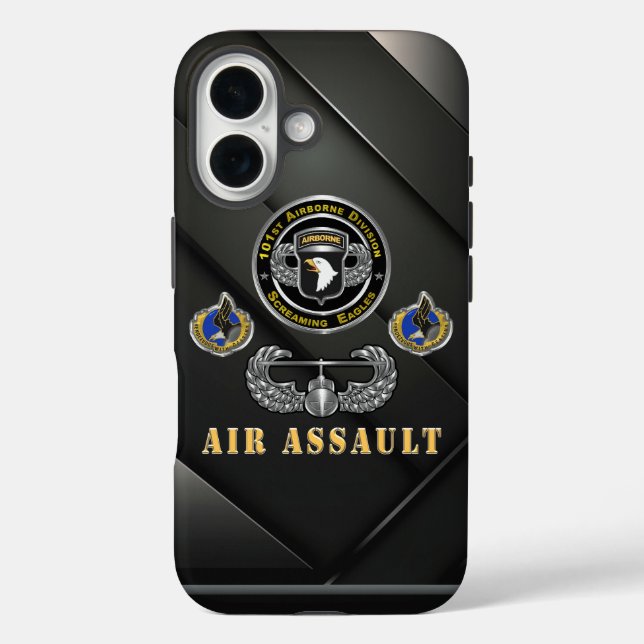 Funda iPhone 16 101 División Aerotransportada  (Reverso )