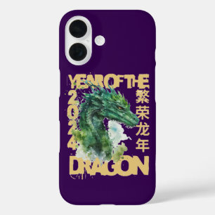 Funda iPhone 16 2024 AÑO DE LA idea de regalo del año nuevo chino 