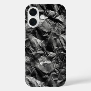 Funda iPhone 16 3.d Diseño del patrón de papel de textura en bruto