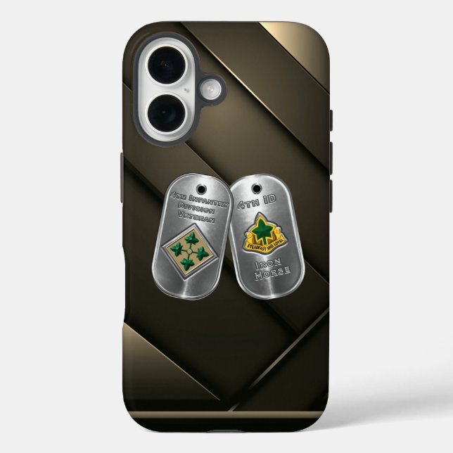 Funda iPhone 16 4ta División de Infantería  (Reverso )
