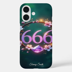 Funda iPhone 16 666 Manifestación del número de ángel - Equilibrio