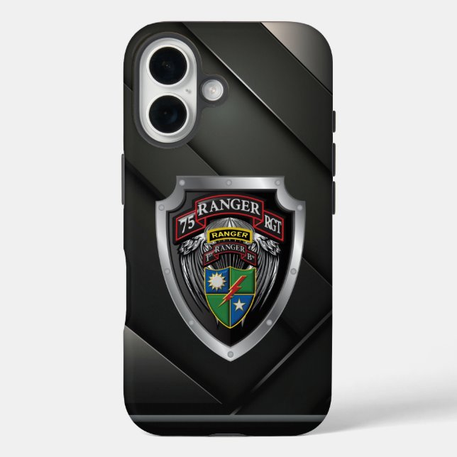 Funda iPhone 16 75.º Batallón del Regimiento de Rangers (Reverso )