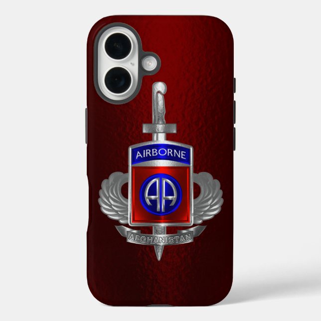 Funda iPhone 16 82.ª División Aerotransportada  (Reverso )