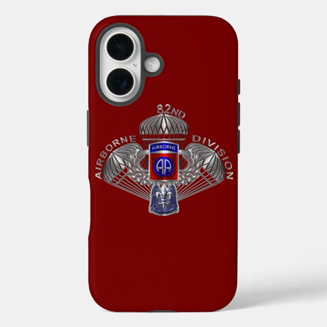 Funda iPhone 16 82.ª División Aerotransportada  (Reverso )