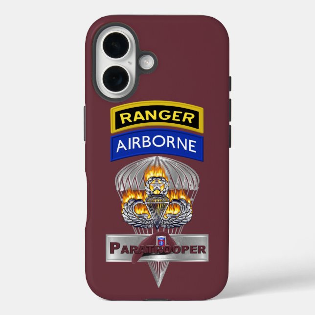 Funda iPhone 16 82.ª División Aerotransportada  (Reverso )