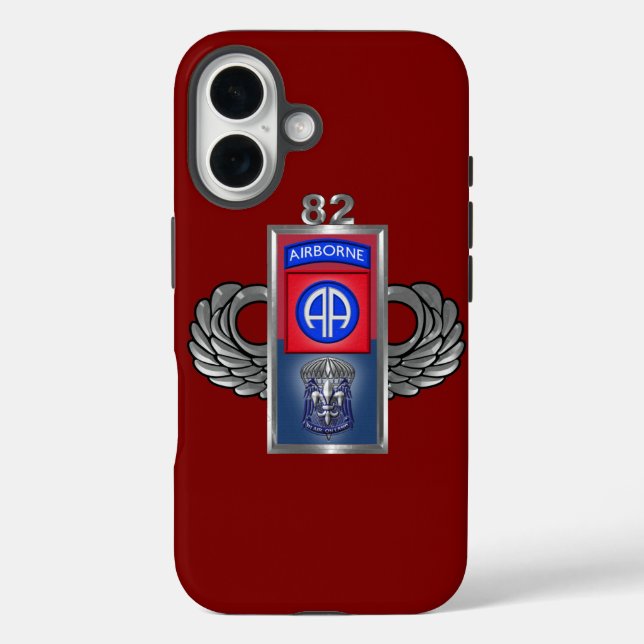 Funda iPhone 16 82.ª División Aerotransportada  (Reverso )