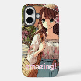 Funda iPhone 16 A Girl in a Blooming Town