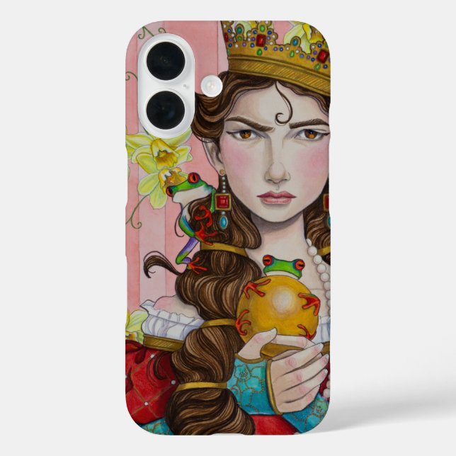 Funda iPhone 16 A veces es solo una rana (Reverso )