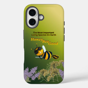 Funda iPhone 16 Abeja Mielera Buena Abeja Gráfica Con Actitud