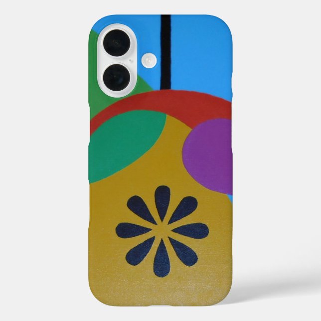 Funda iPhone 16 Abstract Gift Wrap Design Phone Case (Reverso )