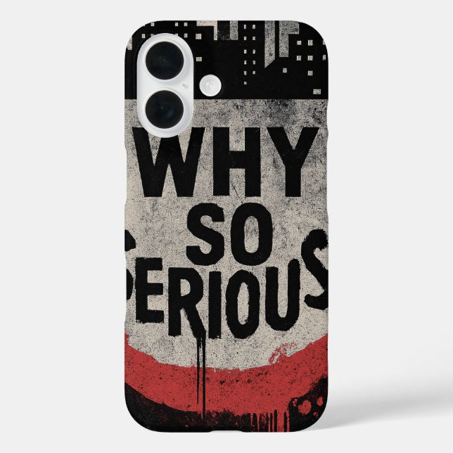 Funda iPhone 16 Abstract Urban Grin Art (Reverso )