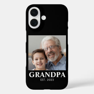 Funda iPhone 16 Abuelo Estableció el Día de los Abuelos en Foto