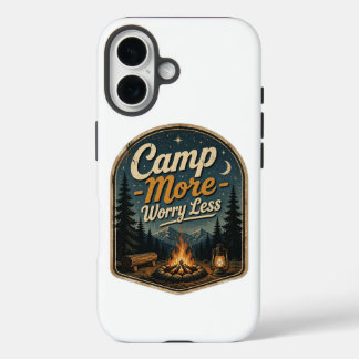 Funda iPhone 16 Acampa Más, Preocúpate Menos – Aventura de Camping